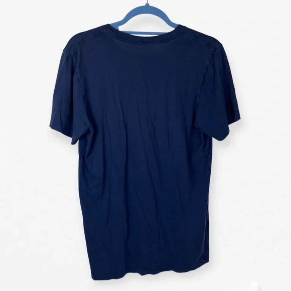 Vintage retro grunge Navy Blue T-Shirt H77 Murray Graphic tee shirt T-shirt M - Picture 2 of 8
